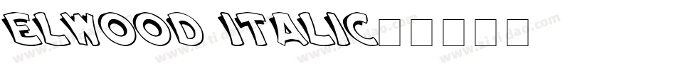 Elwood Italic字体转换